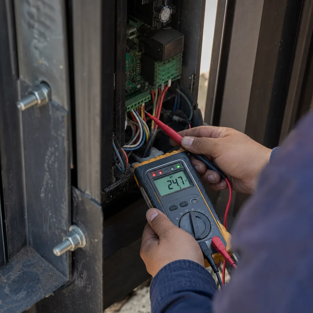 Illustration for electric gate repair near me