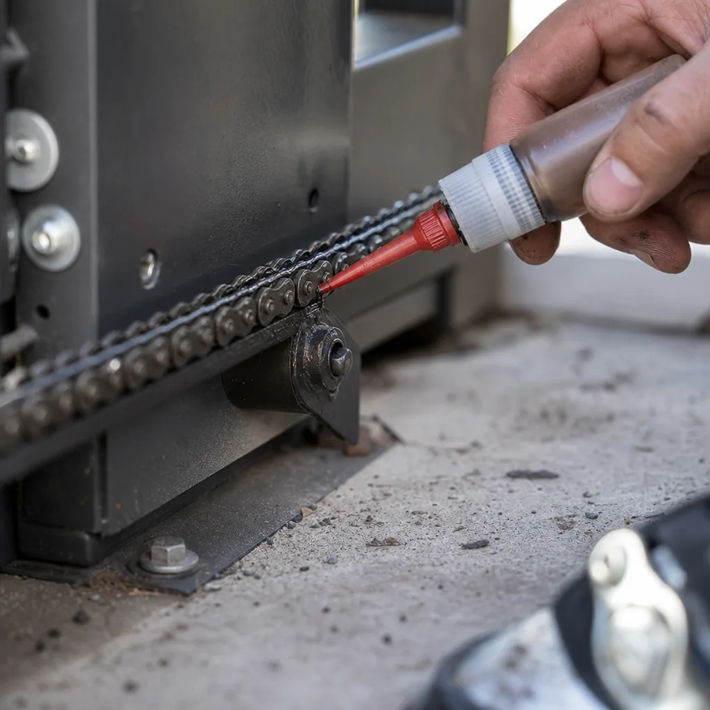 Illustration for automatic gate motor repair