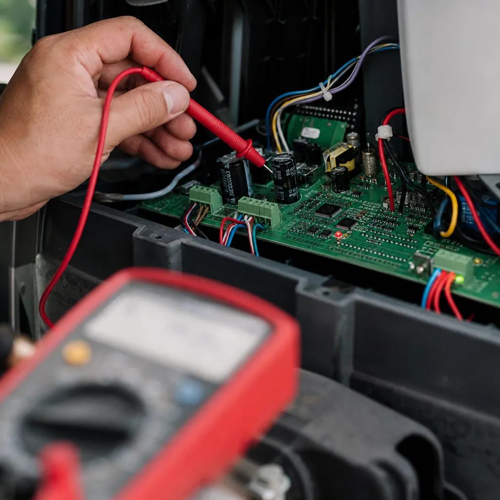 Illustration for automatic gate opener repair
